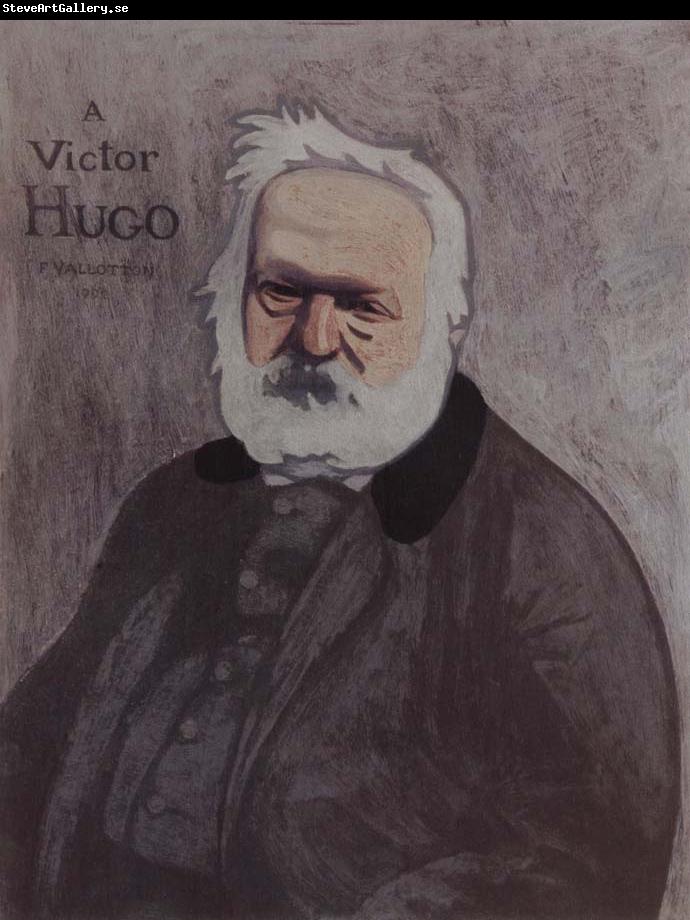 Felix Vallotton Portrait decoratif of Victor Hugo